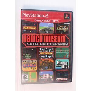 Namco Museum 50th Anniversary (Sony PlayStation 2, 2001, PS2) Authentic Complete
